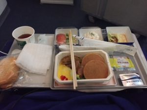 ANA機内での朝食