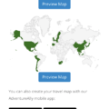 世界地図のアプリ