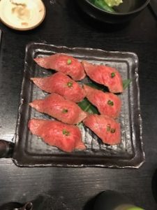 焼肉の寿司