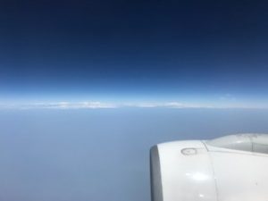 機内からのヒマラヤ山脈